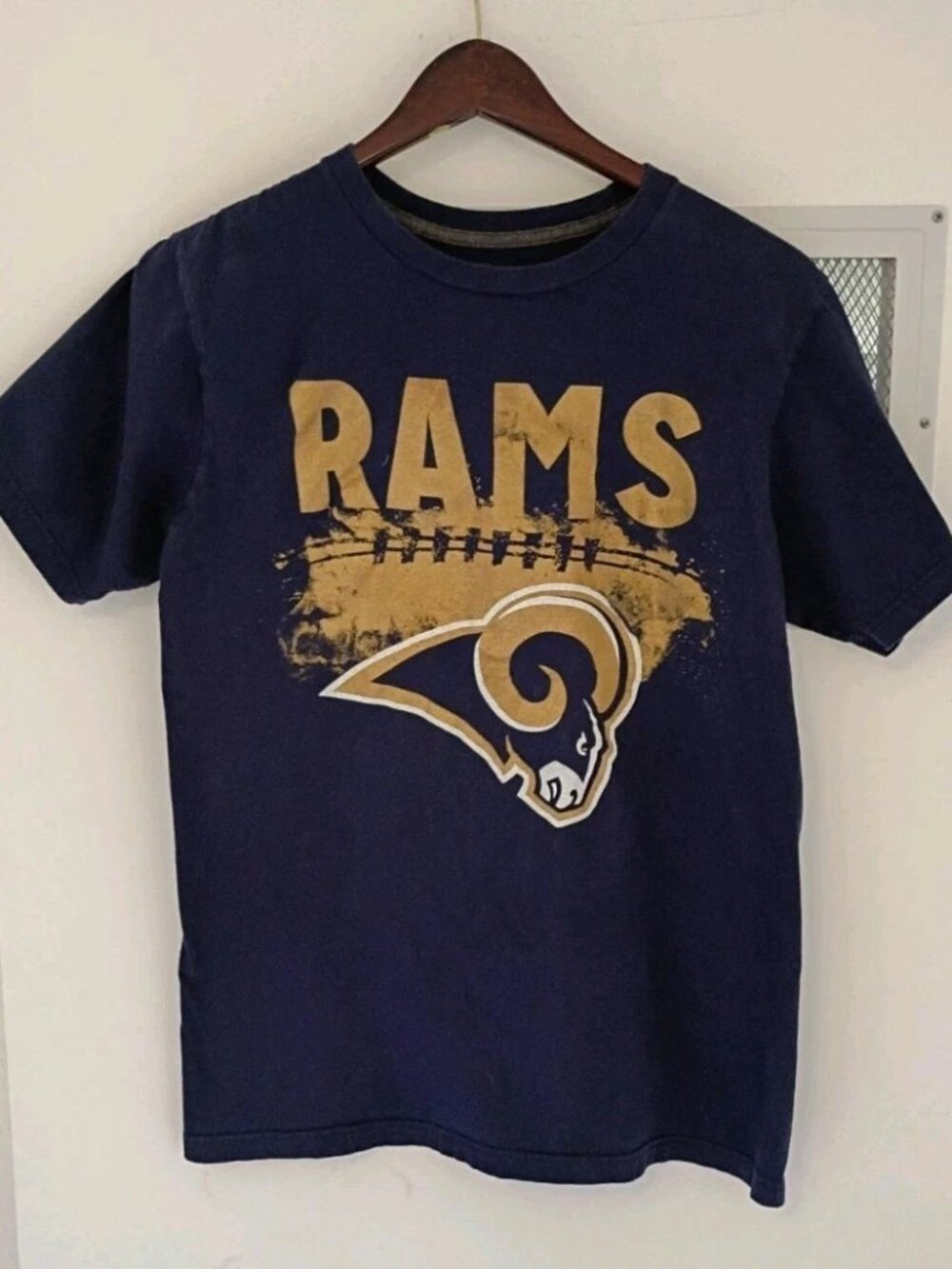 Los Angeles Rams NFL Team Apparel Vintage M Blue T-Shirt